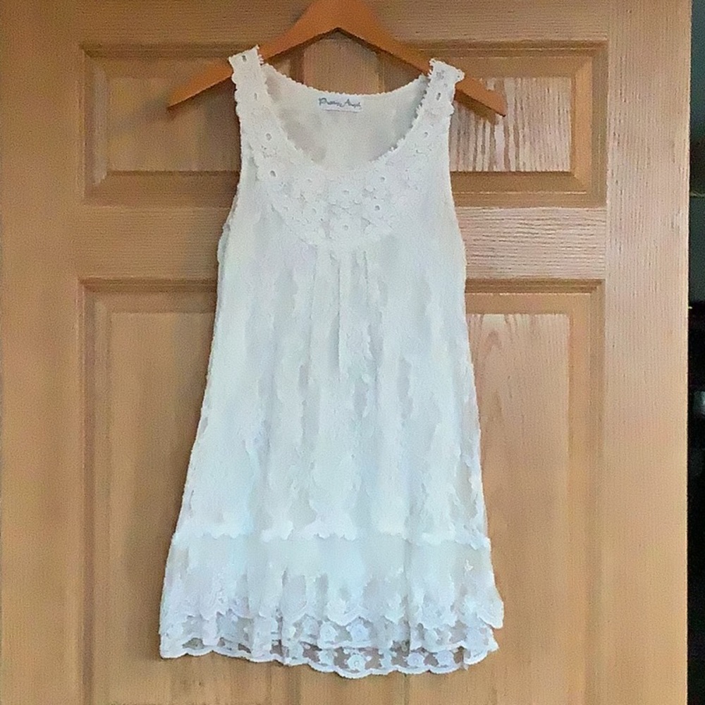 Summer boho boutique top